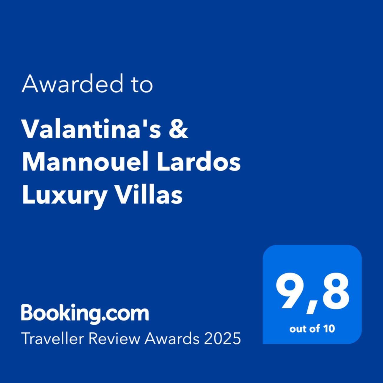 Valantina'S & Mannouel Lardos Luxury Villas Exteriör bild